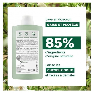 Klorane Shampoing Gainant à l'Amande Tous Types de Cheveux 400 ml