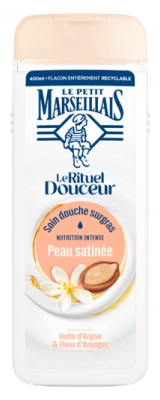 Le Petit Marseillais Soin Douche Surgras Peau Satinée Huile Argan & Fleur Oranger 400 ML