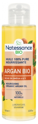 Natessance Huile d'Argan 100% Pure Bio 100 ml