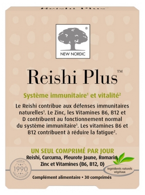 New Nordic Reishi Plus 30 Unités