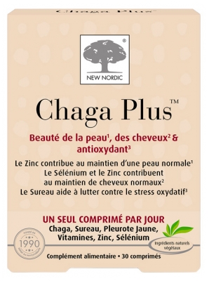 New Nordic Chaga Plus 30 Unités