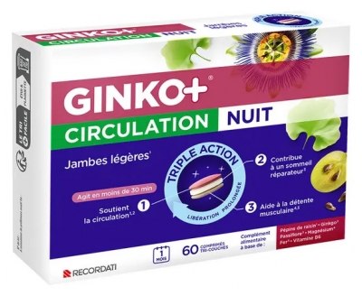Ginkor Ginko + Circulation Nuit 60 Unités