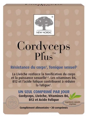 New Nordic Cordyceps Plus 30 Unités