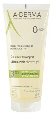 A-DERMA Gel Douche Surgras 3en1 200 ML