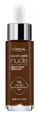L'Oréal Paris Accord Parfait Nude Sérum Repulpant Teinté 30 ml - Teinte : 8-10 Deep