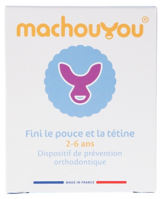 Machouyou Dispositif 1ère Dentition Sevrage des Succions 2-6 ans - Couleur : Prune