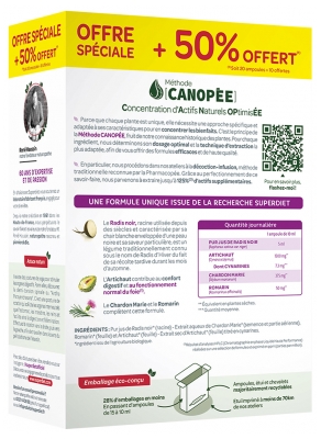 Superdiet Quatuor Chardon Marie Digestion Bio 20 Ampoules de 10 ml + 10 Offertes