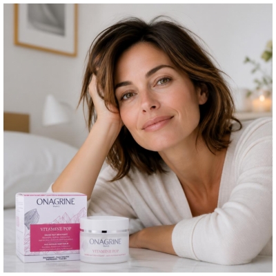 Onagrine Vitamine Pop Baume Nuit Défatigant Réénergise et Hydrate 50 ml