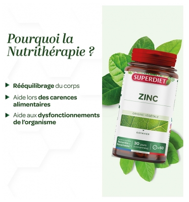 Superdiet Zinc 60 Unités
