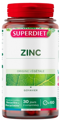 Superdiet Zinc 60 Unités
