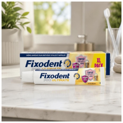 Fixodent Pro Ultimate Crème Adhésive Goût Neutre 57 Grammes