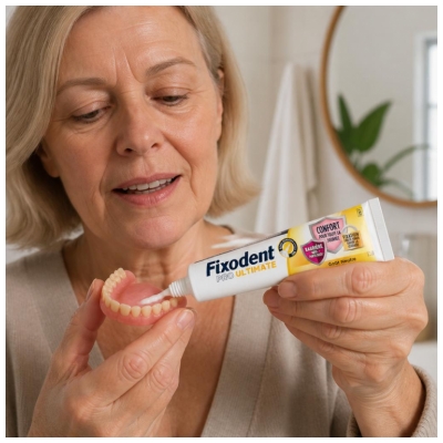 Fixodent Pro Ultimate Crème Adhésive Goût Neutre 57 Grammes