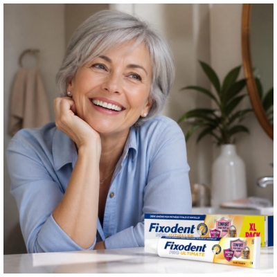 Fixodent Pro Ultimate Crème Adhésive Goût Neutre 57 Grammes