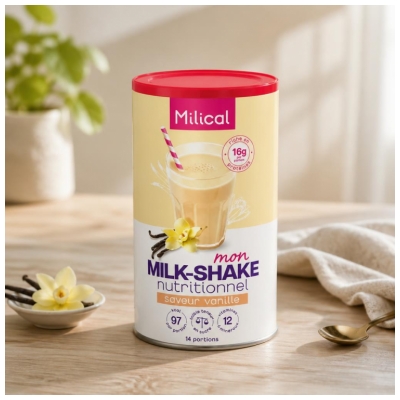 Milical Mon Milk-Shake Nutritionnel Vanille 420 Grammes
