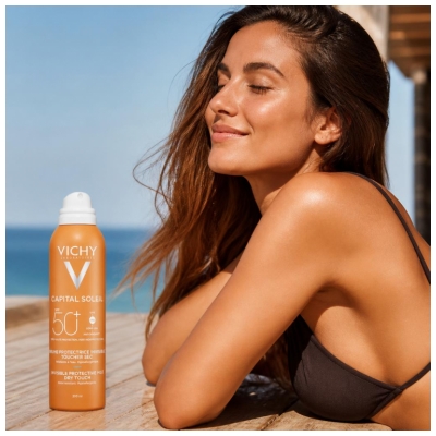 Vichy Capital Soleil Brume Protectrice Invisible SPF50 Visage et Corps 200 ml