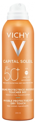 Vichy Capital Soleil Brume Protectrice Invisible SPF50 Visage et Corps 200 ml