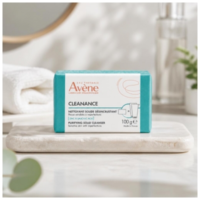 Avène Cleanance Nettoyant Solide Désincrustant 100 Grammes