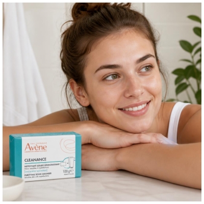 Avène Cleanance Nettoyant Solide Désincrustant 100 Grammes