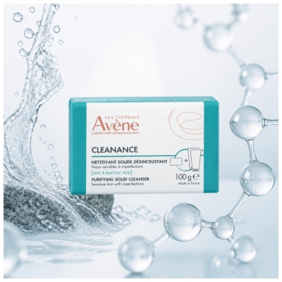 Avène Cleanance Nettoyant Solide Désincrustant 100 Grammes