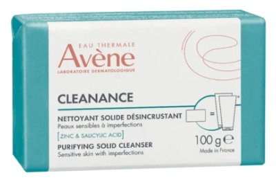 Avène Cleanance Nettoyant Solide Désincrustant 100 Grammes