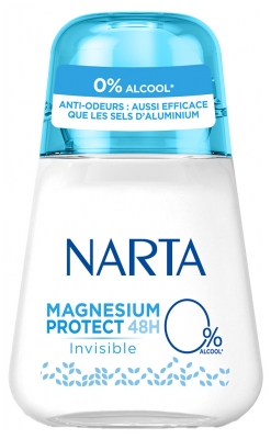 Narta Magnésium Protect 48 Heures Déodorant Invisible 50 ML