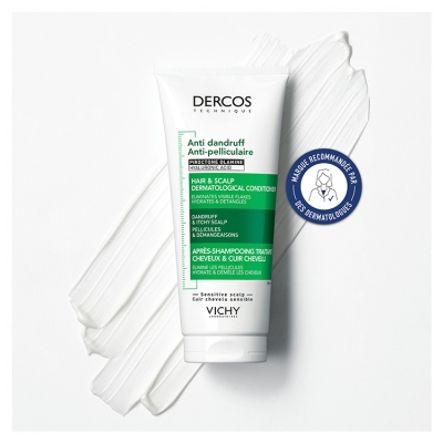 Vichy Dercos Après-Shampoing Traitant Anti-Pelliculaire Cuir Chevelu & Cheveux 200 ml