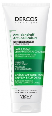 Vichy Dercos Après-Shampoing Traitant Anti-Pelliculaire Cuir Chevelu & Cheveux 200 ml