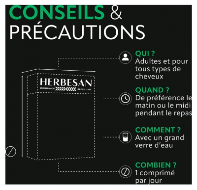 Herbesan Chute de Cheveux 30 Unités