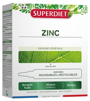 Superdiet Zinc 20 Unités