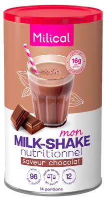 Milical Mon Milk-Shake Nutritionnel Chocolat 420 Grammes