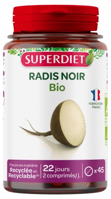 Superdiet Radis Noir Bio 45 Unités