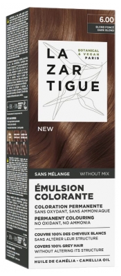 Lazartigue Émulsion Colorante 4 Produits - Coloration : 6.00 Blond Foncé