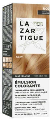 Lazartigue Émulsion Colorante 4 Produits - Coloration : 8.00 Blond clair