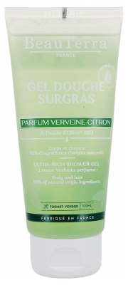 BeauTerra Gel Douche Surgras 2en1 Parfum Verveine-Citron 100 ml