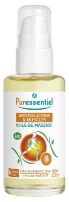 Puressentiel Articulations & Muscles Huile de Massage Bio 100 ml