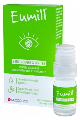 Eumill Gouttes Rafraîchissantes Yeux Rouges & Irrités 10 ml
