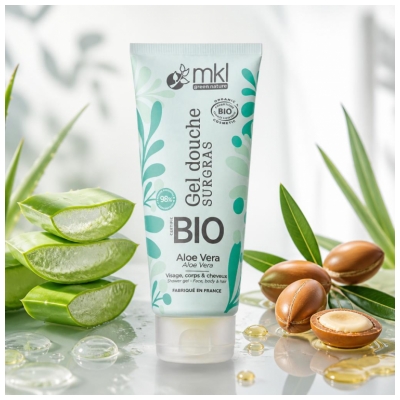 MKL Green Nature Gel Douche Surgras Aloe Vera Biologique 200 ML