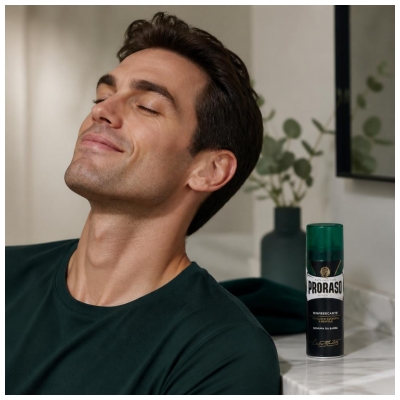 Proraso Mousse à Raser Rafraîchissante pour la Barbe 50 ml