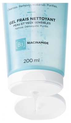 Vichy Pureté Thermale Gel Frais Nettoyant Peau et Yeux Sensibles 200 ml