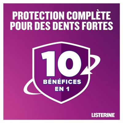 Listerine Bain de Bouche Total Care 10 Bénéfices 250 ml
