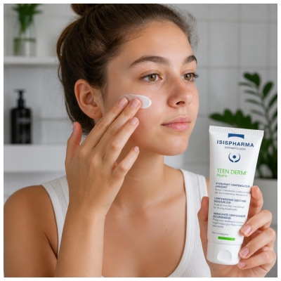 Isispharma Teen Derm Hydra Hydratant Compensateur et Apaisant 100 ML