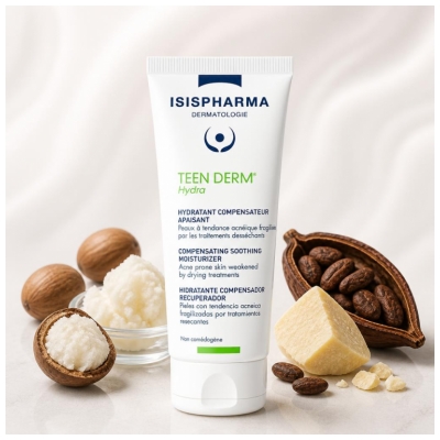 Isispharma Teen Derm Hydra Hydratant Compensateur et Apaisant 100 ML