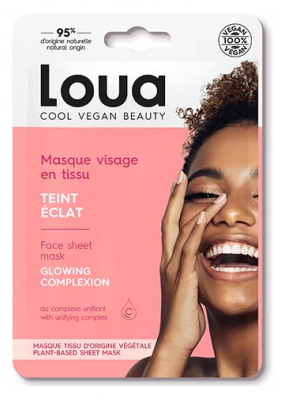 Loua Masque Visage en Tissu Teint Éclat