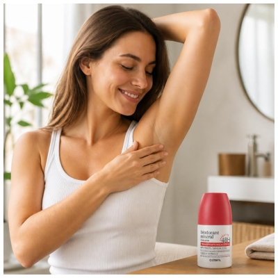 Stentil Déodorant Minéral Fraîcheur Transpiration Excessive 48H Roll-On 50 ml