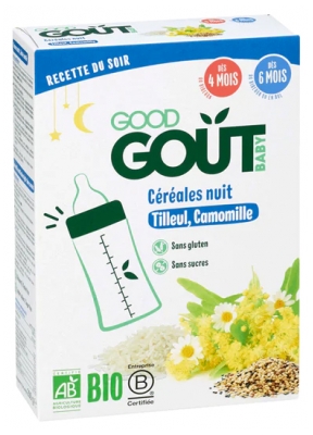 Good Goût Céréales Nuit Dès 4/6 Mois Bio 200 g