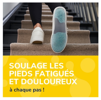 Scholl 24H Énergie Semelles Multi-Usages 1 Paire de Semelle - Taille : S : 35 à 40