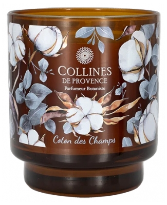 Collines de Provence Fraîcheur Végétale Bougie 220 Grammes - Senteur : Coton des Champs