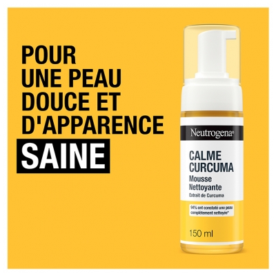 Neutrogena Calme Curcuma Mousse Nettoyante Peaux Sensibles 150 ml