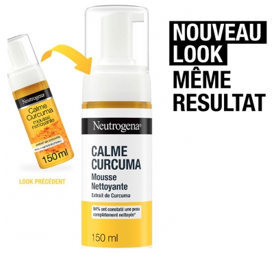 Neutrogena Calme Curcuma Mousse Nettoyante Peaux Sensibles 150 ml