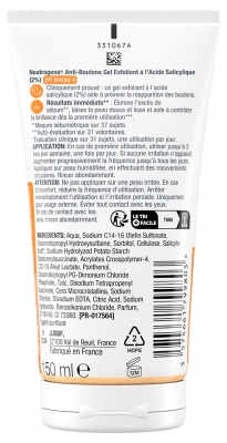 Neutrogena Visibly Clear Spot Proof Gel Exfoliant Doux Tube 150 ml 